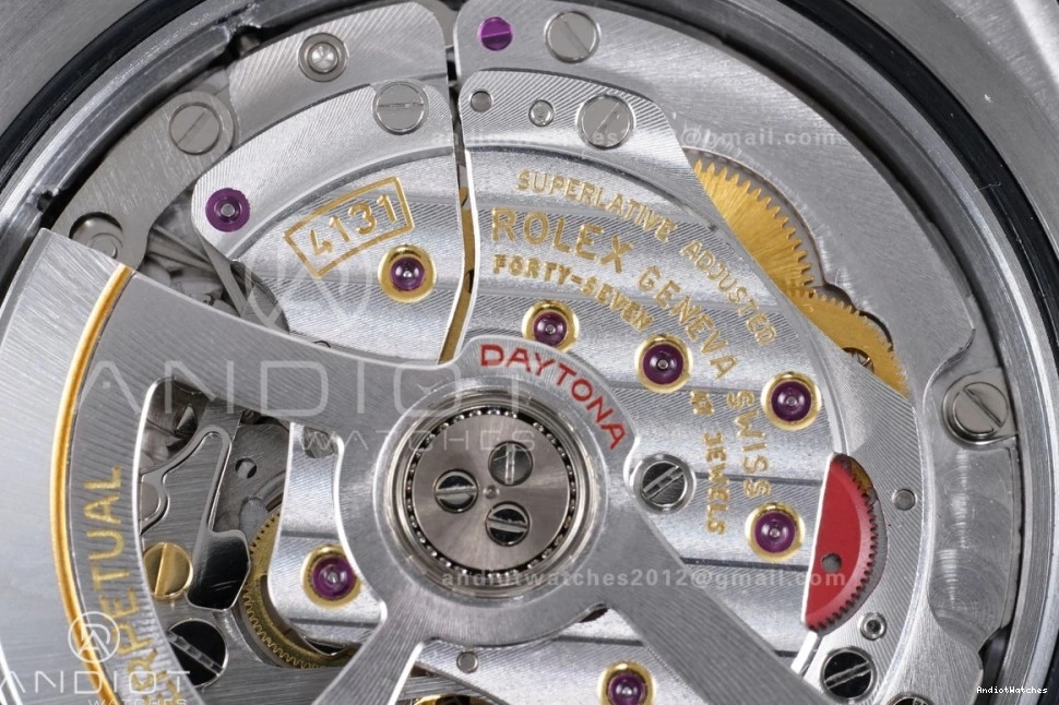 SoftTouch Diamonds Strap Silver Daytona VS4131 on Dial Edition 816 Oysterflex 1:1 VSF Best Black V2 (Weighted) 126519 1123